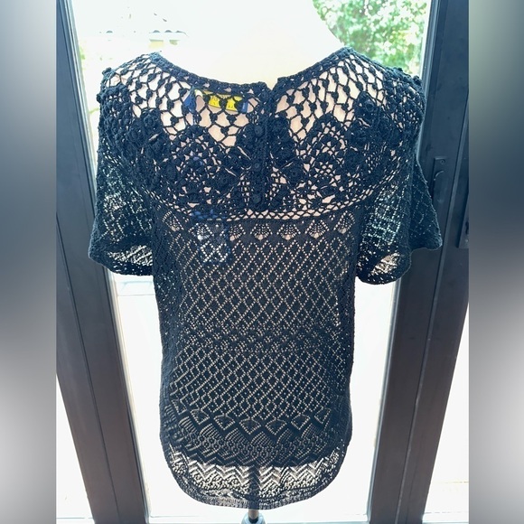 NWT Polo Ralph Lauren Open Knit Short Sleeve Top XLarge - Picture 2 of 7